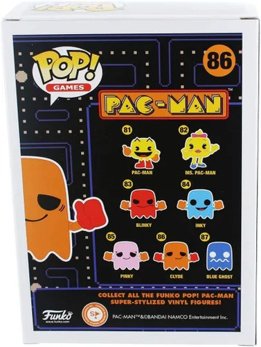 Vista 3 de Funko POP Games: Pac-Man - Figura de acción Clyde
