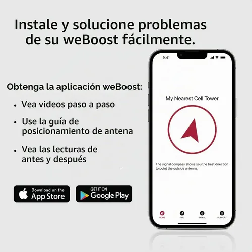 Vista 2 de weBoost Drive X RV - Kit de refuerzo de señal de teléfono celular Impulsa 5G y 4G LTE para todos los operadores de EE. UU. y Canadá - Verizon