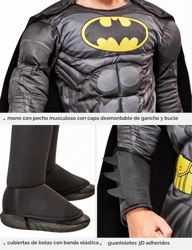 Vista 6 de Rubies en Party City DC Comics Superheroes: Disfraz de Batman