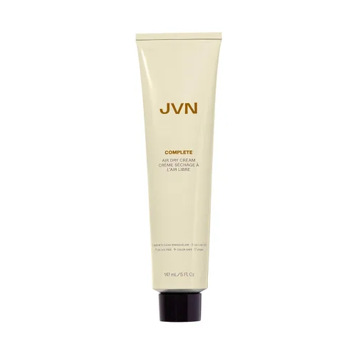 Vista 6 de JVN No Heat - Crema completa de secado al aire, 2 onzas líquidas, tamaño de viaje, crema suavizante para el cabello mejora tu textura natural, crema