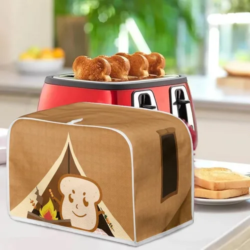 Vista 4 de DISNIMO Cubierta para tostadora de 2 rebanadas, tostadora de pan, cubierta a prueba de polvo, cubierta lavable para electrodomésticos pequeños