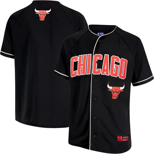 Vista 7 de Ultra Game Camiseta de béisbol oficial de la NBA con botones y botones para hombre