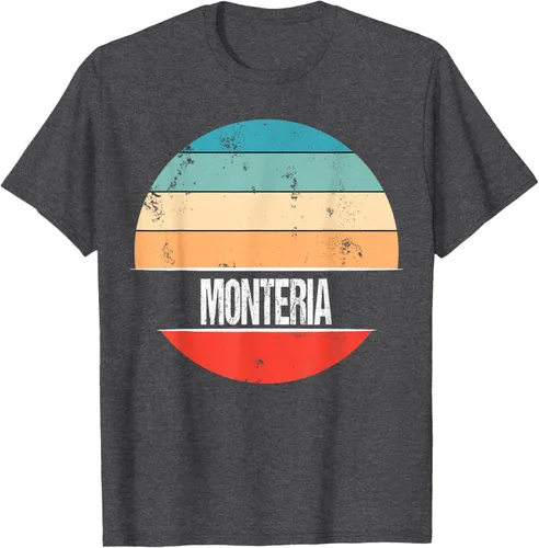 Vista 22 de Camiseta Montería Colombia City Trip, Negro
