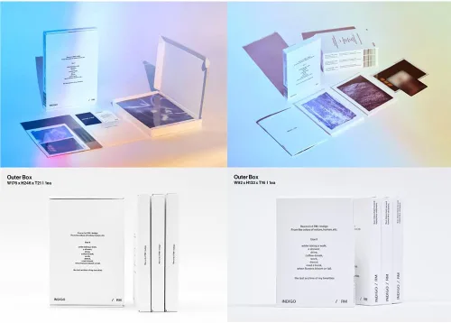 Vista 3 de RM - Set 'Indigo' (Libro+Postal)