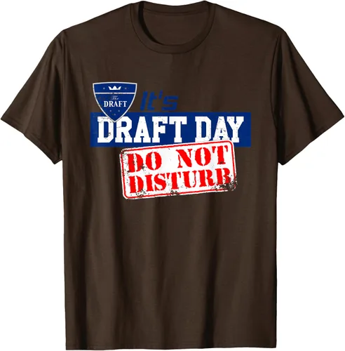 Vista 7 de It 's Fantasy Fútbol Proyecto de Día, Do Not Disturb playera, Anaranjado Gris Oscuro