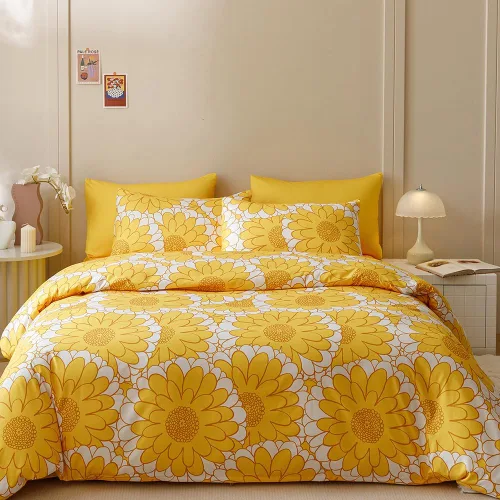 Vista 20 de CLOTHKNOW juego de edredón blanco de tamaño queen con volantes, ropa de cama de estilo granja, juegos de edredón shabby chic para todas las Volantes