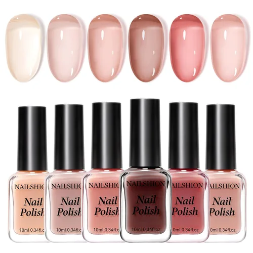 Vista 21 de Capa Base Superior, Capa Base Rellenadora de Crestas Melocotón Nude Esmalte de Uñas Transparente, Enriquecido con VE Calcio Fortalecedor, Secado