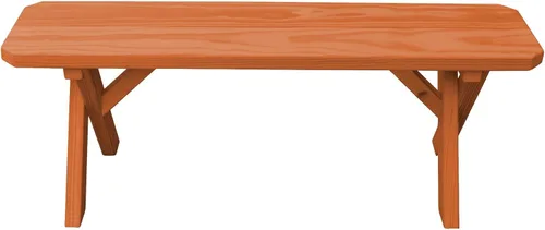 Vista 75 de Furniture Barn USA Pine - Banco cruzado de 2 pies, color negro