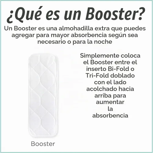 Vista 5 de Honest Hybrid - Funda para pañales de tela + inserciones reutilizables Super Boosties, tamaño mediano (12-25 libras), fundas de muselina de algodón