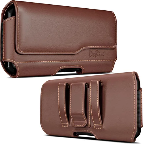 Vista 9 de DeBin Funda para Galaxy S25 S24 5G S23, S22, S21, S20, S10, S9, A10e, A01, Note 10, Funda para cinturón de teléfono celular Funda con clip
