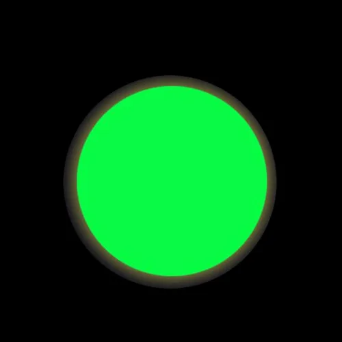 Vista 4 de DSJUGGLING Bola Fushigi de 2.953 in que brilla en la oscuridad, esfera flotante de contacto profesional de 3 pulgadas para actuaciones escénicas