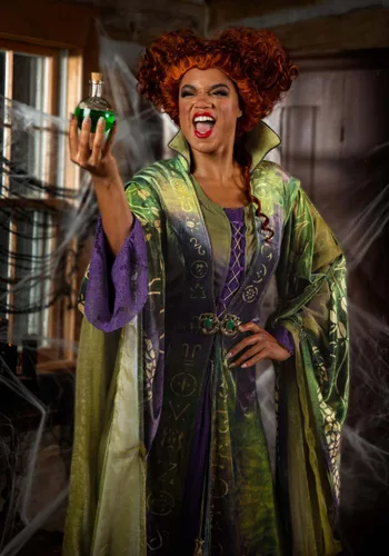 Vista 4 de Disfraz de Winifred Sanderson para Mujer de Hocus Pocus de Disney Multicolor
