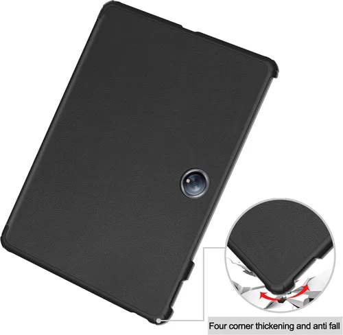 Vista 4 de Funda para OnePlus Pad 2 de 12.1 pulgadas, ultrafina y ligera, poliuretano de calidad, resistente a los arañazos, color negro