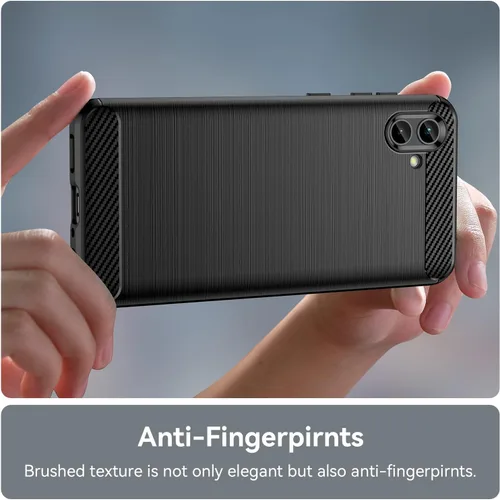 Vista 7 de Osophter Funda para Samsung Galaxy A04 con 2 unids Protector de pantalla Absorción de golpes Flexible TPU Caucho Protector de teléfono celular
