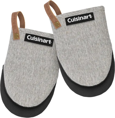 Vista 10 de Cuisinart Heritage - Mini guantes para horno, 2 unidades, neopreno Denim Pinstripe