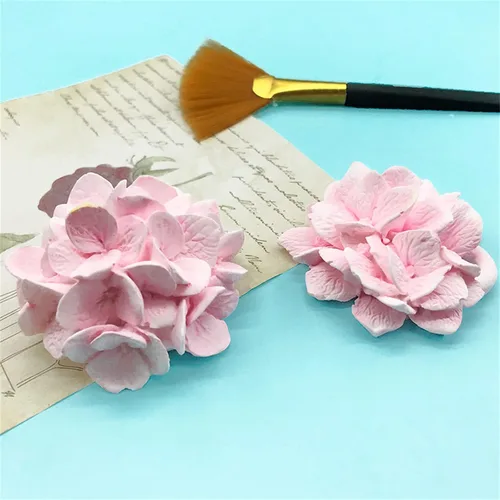 Vista 6 de Molde de silicona para bolas de hortensias, proyecto de manualidades, reutilizable, jabón, vela, yeso, chocolate, herramientas para hornear