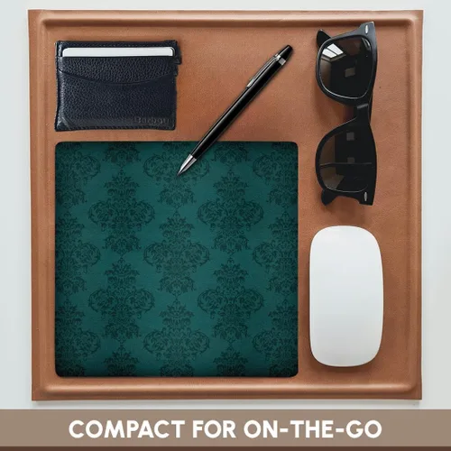 Vista 4 de 3dRose LLC 8 x 8 x 0.25 inches Patrón Mouse Pad, elegante damasco azul verde (MP _ _ _ _ _ _ _ _ _ _ 65788 _ _ _ _ _ _ _ _ _ _ 1)