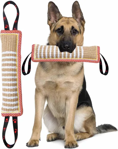 Vista 12 de Clysoru Juguete de yute resistente para perros