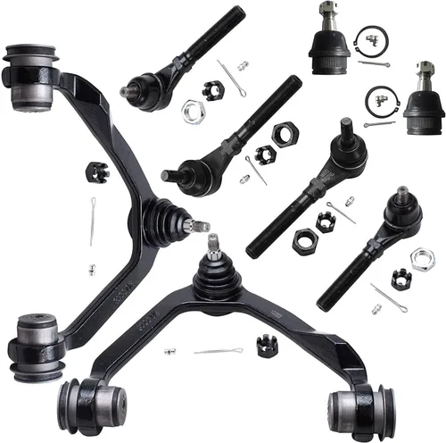 Vista 157 de Detroit Axle - Kit de brazos de control de extremo de 8 piezas para Toyota 2001-2003 Highlander 2002-2003 Camry Lexus ES300, 2 conjuntos de brazos