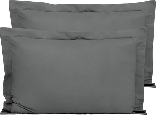 Vista 74 de FLXXIE Juego de 2 fundas de almohada estándar de microfibra, resistentes a la decoloración, a las arrugas y al encogimiento, fundas de almohada