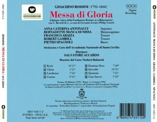 Vista 2 de Rossini Messa di Gloria