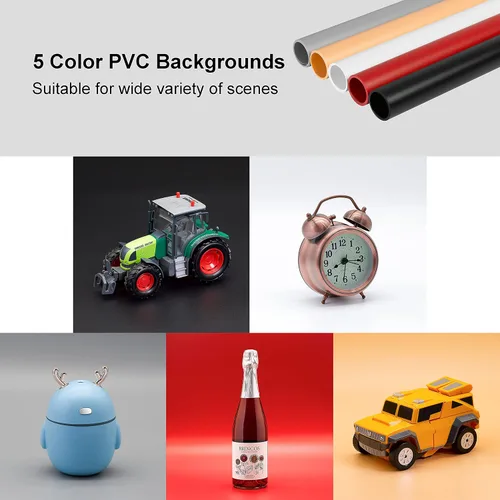 Vista 2 de Finnhomy Kit de iluminación profesional portátil para estudio fotográfico, luz fotográfica, tienda de campaña fotográfica, caja de iluminación, cubo