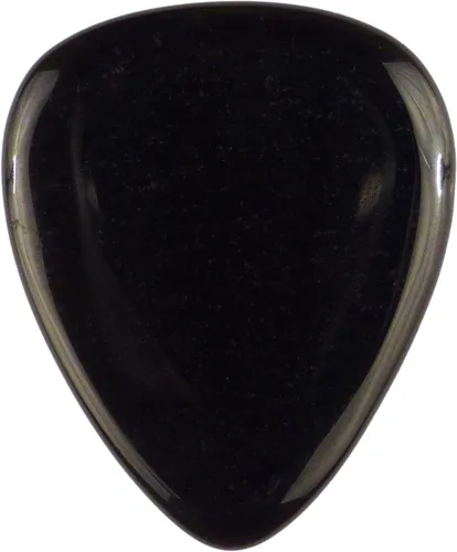 Vista 83 de Púa de Guitarra o Bajo de Piedra Amatista - Calibre Ultra Pesado de 3.0 mm - Forma 351 - Púa Exótica Artesanal de Gema Especial - 1 Paquete