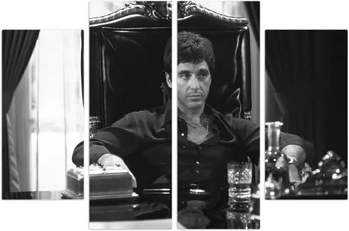 Vista 7 de Lienzo enmarcado de película The World Is Yours, varios tamaños (3 piezas, mediano)