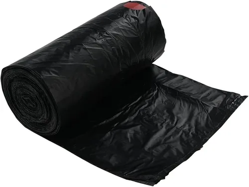 Vista 5 de Teyyvn Bolsas de basura negras con cordón, 4 galones, 220