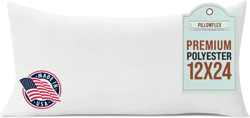 Vista 20 de Pillowflex almohada con inserto de goma espuma, relleno de poliéster, lavable a máquina Square Throw Form, Plush Loft, Cozy Comfort, Supportive