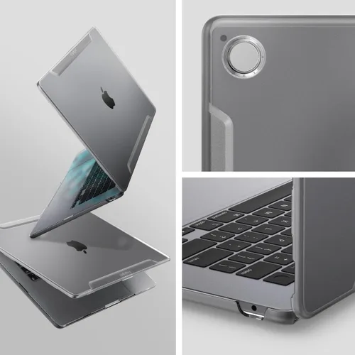 Vista 3 de Spigen Funda rígida transparente para MacBook Air de 15 pulgadas M5 (2026), MacBook Air de 15 pulgadas M4/M3/M2 (2025-2022), ajuste delgado, funda