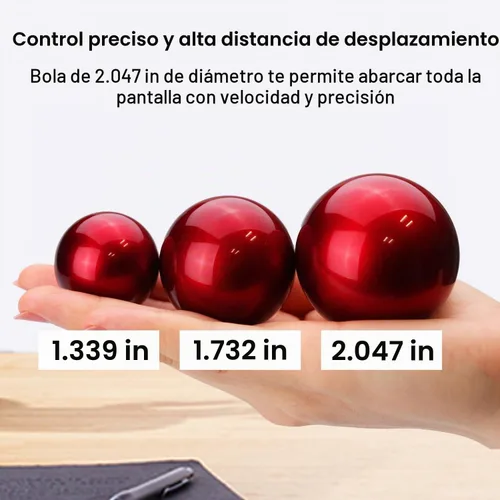 Vista 4 de ELECOM M-HT1URBK - Ratón de Trackball enorme, con cable, accionado