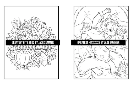 Vista 27 de Greatest Hits An Adult Coloring Book with the 100 Best Pages from the Jade Summer Collection