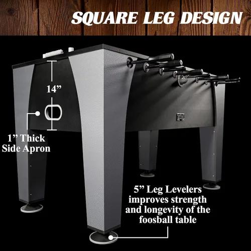 Vista 4 de Barrington 58" Full Size Competition Foosball Table