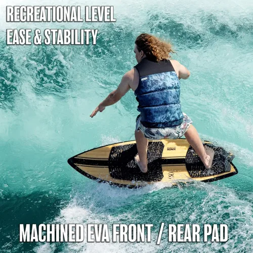 Vista 6 de Ronix Koal Classic Fish Wakesurf Board for All Levels Versatile Forgiving Surf-Style Board with Tool-Free Fin-S System & Swallowtail Best for