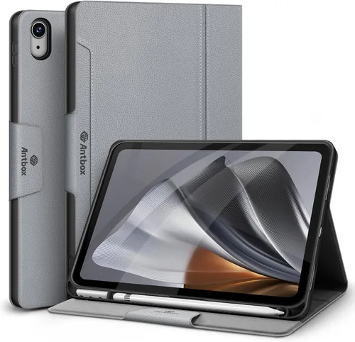 Vista 10 de Antbox Funda para iPad (A16) 11ª Generación 11'' 2025/iPad 10ª Generación 10.9'' 2022 con Soporte Integrado para Lápiz Función de Encendido/Apagado
