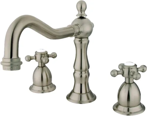 Vista 8 de Kingston Brass KS1977BX - Grifo de baño extendido de 8 pulgadas, latón cepillado