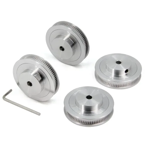 Vista 18 de 2GT Poleas de 30 dientes de 0.197 in de diámetro 30T Poleas de correa de distribución de aluminio para correa de 0.236 in de ancho, piezas