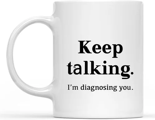 Vista 147 de Taza inspiradora y sarcasmo con texto en inglés "A Truly Great Doctor is Hard to Fond", regalos inspiradores y sarcasmo para hombres y mujeres
