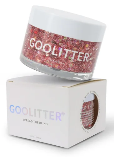Vista 18 de Gel holográfico con purpurina blanca transparente para rostro, cuerpo y cabello [nube nevada] 2 onzas (2.0 fl oz) Grueso K-Beauty Halloween