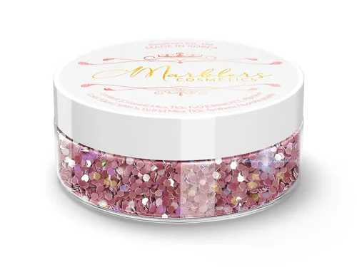 Vista 102 de MARBLERS Polvo de mica natural grueso [perla azul acero] 0.11 onzas (0.11 oz) altamente pigmentado no tóxico, vegano, libre de crueldad animal