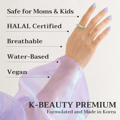 Vista 8 de Juego de esmaltes de uñas rosa coral, juego de 3 piezas a base de agua vegano melocotón y rubor nude con capa superior brillante Uñas frescas