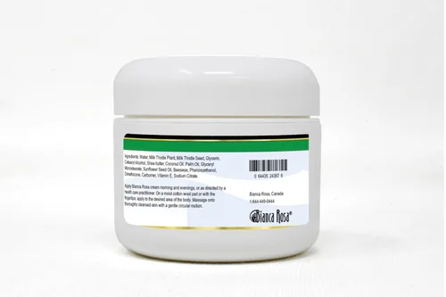 Vista 2 de Bianca Rosa Crema vegetal y semilla de cardo mariano (2 oz, ZIN: 524387)