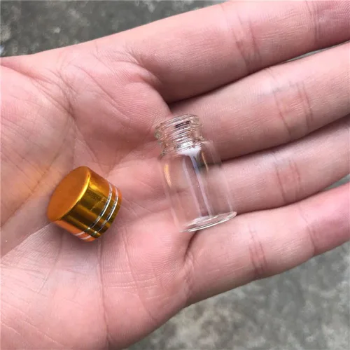 Vista 7 de Botellas de cristal (0.1 fl oz, 2 unidades), diseño de botellas de aluminio