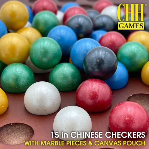 Vista 2 de 15 pulgadas jumbo damas chinas con canicas