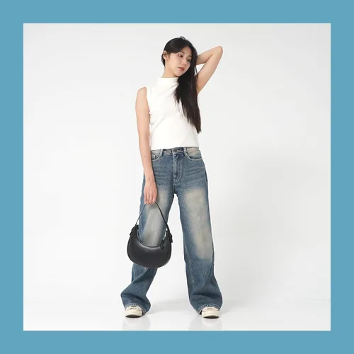 Vista 5 de Bolso Hobo para mujer, diseño de luna creciente, lindo bolso de hombro moderno y bolso diario pequeño, bolsos diarios para mujer