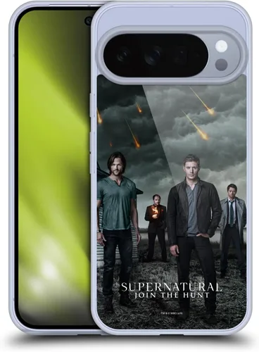 Vista 10 de Head Case Designs Supernatural Sam, Dean & Castiel Key Art - Funda de gel con licencia oficial [protección de grado militar] compatible con Google