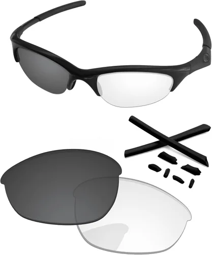 Vista 21 de Lentes de repuesto y kits de goma para gafas de sol Oakley Half Jacket 2.480 in 24K dorado