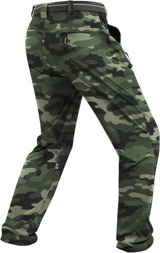 Vista 4 de SIKAINI Pantalones tácticos de secado rápido para hombre, ligeros, impermeables, para senderismo, Ripstop, con cinturón