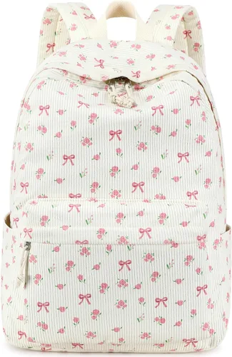 Vista 19 de BTOOP Mochila escolar para adolescentes, mochila grande de pana ligera, para niñas, niños, casual, escuela secundaria, universidad, Mochilas Daypack